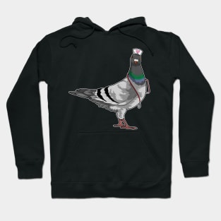 Pigeon Nurse Stethoscope Hoodie